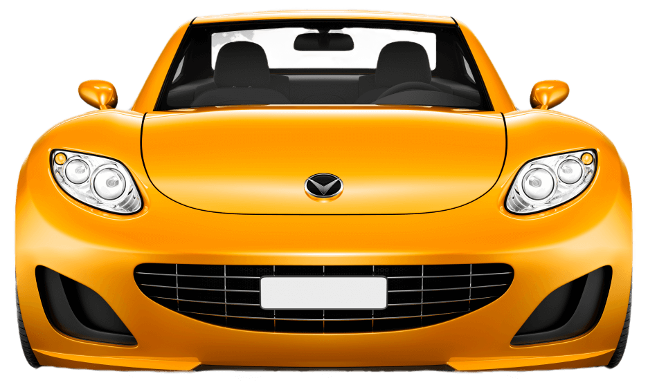 auto verkaufen - Ein leuchtend gelber Sportwagen von vorne. Er zeichnet sich durch schlanke, aerodynamische Linien, markante Scheinwerfer und einen breiten Kühlergrill aus. Das Auto hat eine niedrige Karosserie und große Seitenspiegel. - Gebrauchtwagen Autohändler